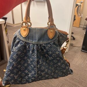 LV denim bag